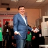 Mikheil Saakashvili invited journalists to his house after voting 