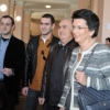 Nino Burjanadze and Badri Bitsadze with sons on presidential elections 