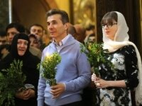 Georgian officials congratulate the Orthodox Christians on the Palm Sunday 