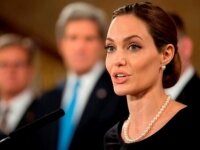 Angelina Jolie addresses G8 summit on wartime rape 