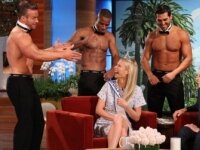 Topless strippers crown Gwyneth Paltrow as ‘Most Beautiful’ at Ellen Show 