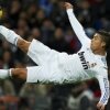 Cristiano Ronaldo hits himself in the face with a bicycle kick