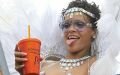 Rihanna in jeweled bikini at Barbados carnival 