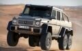 Six-Wheeled Mercedes - the newest member of the G-Class family