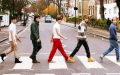 Beatles fans recreate famous Abbey Road crossing for 44th anniversary 