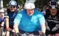 London Mayor on a bike race 