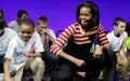 Michelle Obama releases hip hop album against children obesity