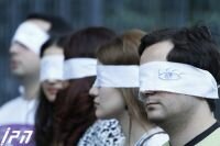 “Painted Eyes” protest held outside the Prosecutor’s office 