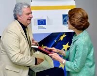 EU Commissioner Vassiliou in Tbilisi 