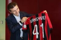 Bidzina Ivanishvili was awarded a Milan shirt with his surname on it