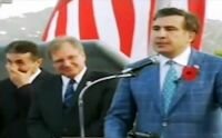 U.S. embassy about Ambassador’s face expression during Saakashvili’s speech 