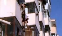 Couple fell from balcony during a fight