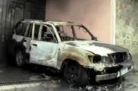 A car of Georgian businessman’s wife set to fire 