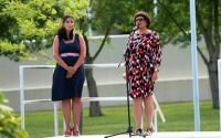 Georgian anthem performed by Maia Baratashvili on the US Independence Day 