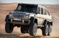 Six-Wheeled Mercedes - the newest member of the G-Class family