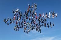 National record for Russian skydivers