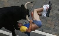 Three men injured In Pamplona Bull Run 