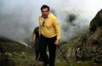 Mikheil Saakashvili on a 42km hike to see ‘a miracle of Georgia’ 